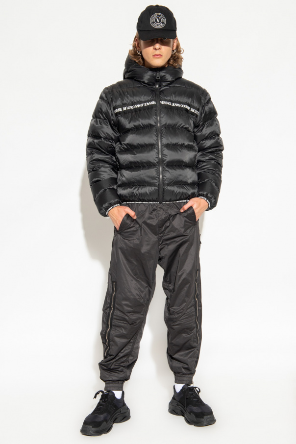 Black Puffer jacket Versace Jeans Couture Vitkac GB